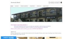 Desktop Screenshot of haciendamotelescondido.com